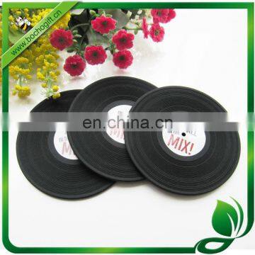 Vinyl Record Coaster, Silicone Record Cup Pad, Vinyl-Style Cup Pad photo-3