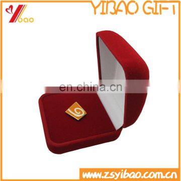 Custom velvet jewelry box for lapel pins/coins/medals/cufflinks
