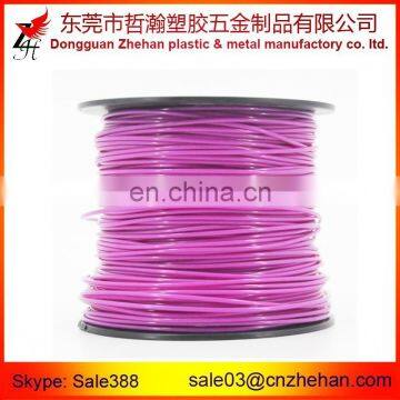 Eco-Friendly 0.25kg 1.75MM/3MM Flexible 3D Plastic filament for 3d printer