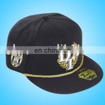 flat brim baseball cap