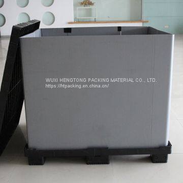 Вид складываемой коробки-носачка из ПП- гофрированного листа