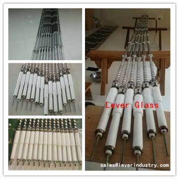 Spiral / Heater / Heating coils inside the heating furnace of Glass Tempering furnace/ Glass Toughening Plant