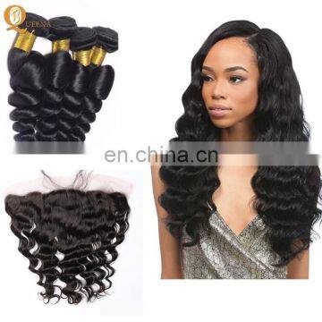 Queena 100% Human Hair Cheap Unprocessed Virgin Brazilian Body Wave Lace Frontals With Baby Hair photo-4