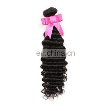 deep wave unprocessed peruvian 100% virgin human hair bundles extension