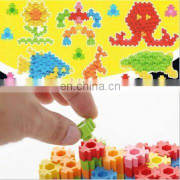 3D Building block erasers DIY Assembled erasers For Kids