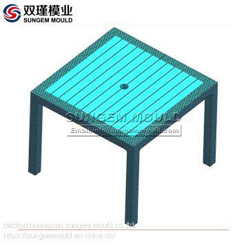 rattan table plastic injection mould