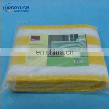 hdpe plastic deck fence screen netting balcony cover tarps awning