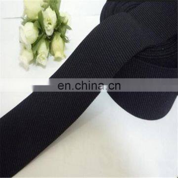 OEM black elastic bias webbing tape woven stretch webbing for clothing garment