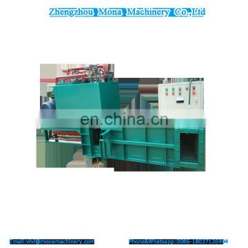 straw bale press machine hay compress hydraulic baler waste paper briquette packing machinery on sale