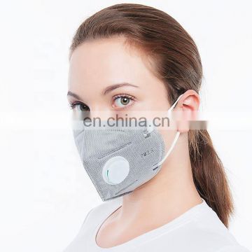 Winter Activated Carbon Anti Smog Dust Protective Face Mask Mouth Muffle With Valve photo-2