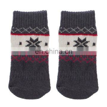 Hot Sale High Quality Knitted Cute Anti-Slip Protective Pet Dogs Socks photo-3