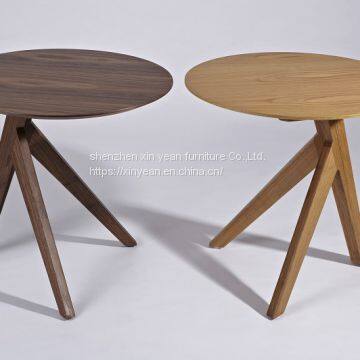 Carry side table with solid 3 legs Φ52*52cm