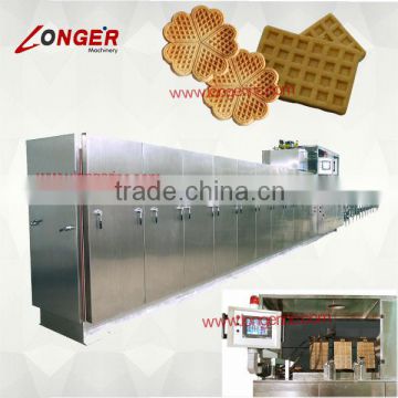 Waffle production line|Waffle biscuit processing equipment|Full automatic waffle production line