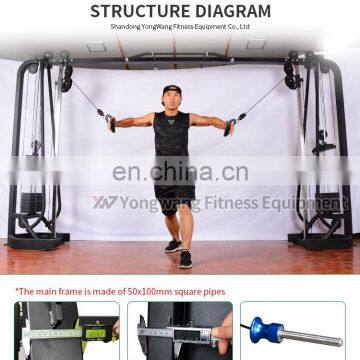 Factory Direct Sale Commercial Fitness Equipment YW-1714 Gym Use Machine Cable Crossover photo-7