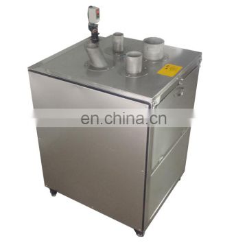 Thickness adjustable banana round pieces slicing machine