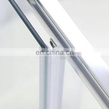 Wholesale Transparent Glass Bathroom Door Bi-parting Sliding Door photo-6