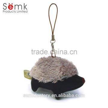 Personalised decorative mobile cell phone wrist strap with animal