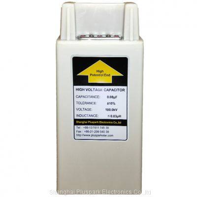 High Voltage Capacitor 0.08uF 100kV ,80nF 100000VDC Pulse Capacitor photo-1