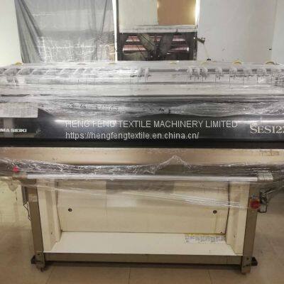 SHIMA SEIKI Computerized Flat Knitting Machine SES 122S 12G UP SCREEN Intarsia Design Knit Sweater photo-3