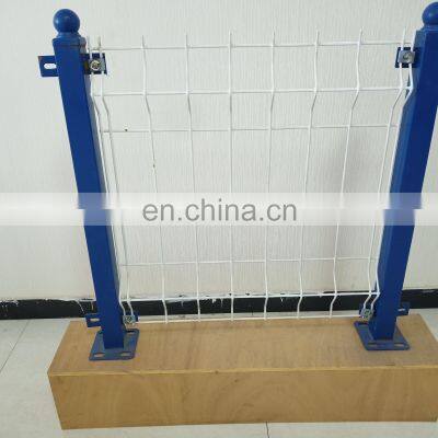 Hot Sale Powder Coated 3D Curved Welded Garden Gates Fence Waterproof Custom Metal