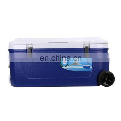 GiNT 80L Manufactory Insulated Plastic Cooler Boxes Ice Chest PU Foam Cooler Box for Outdoor Camping