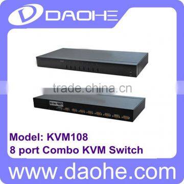 8 port combo console kvm switch