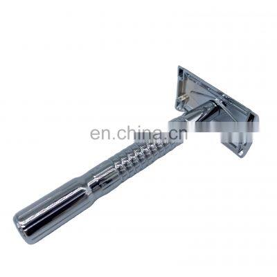 Wholesale price Men's Shaving Rose Gold Double Edge Blades Barber Safety Razor