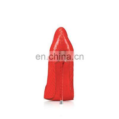 Beautiful Elegant New Design High Heels Pumps Fashion Ladies Red Color Stiletto Heel Shoes Women Sandals Spike Heels photo-2
