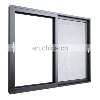 custom designs aluminium windows frame aluminum sliding window with mosquitoe mesh