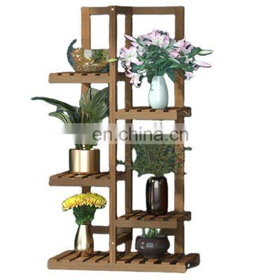 K&B cheap factory wholesale new design popular solid wood flower pot stand