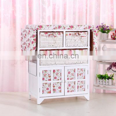 Adjustable Wooden Mounted Cabinet with folding Ironing Board