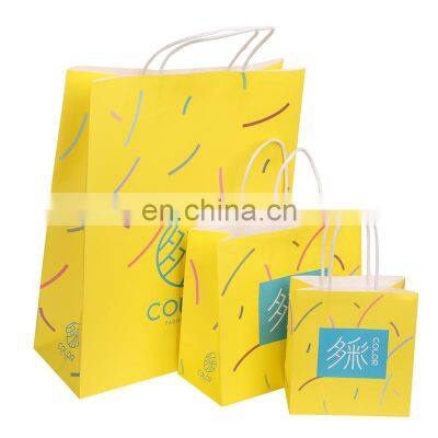 eco friendly  kraft  Paper packaging Bags For clothing packing