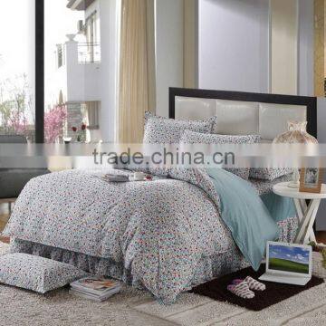 2015 new fashion design high quality cheap price embossed single comforter sets cotton printed bedding set