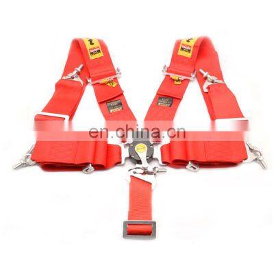 Auto detailing 5 points racing harness, auto seat belts safety harness