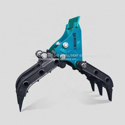 Excavator Manual Stone Grabber Mechanical Grapple for Sale