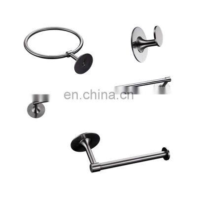 China home stainless steel 4-Piece chrome hardware set wall mounted towel bar bath room accessory bathroom fittings shower