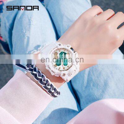 SANDA 942 Women Men Digital Watch Fashion Sports Waterproof Watch Analog Digital Watches Men Wrist Shock photo-4