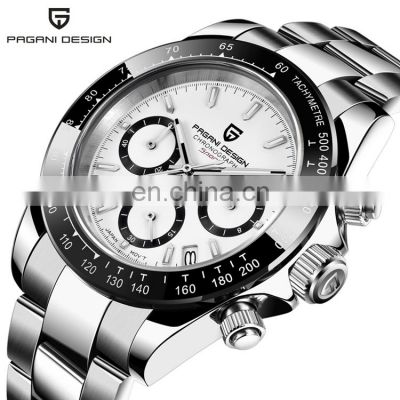 PAGANI DESIGN PD-1644 Men Calendar Analog Quartz Business Stainless Steel Oem Custom Luxury Watch