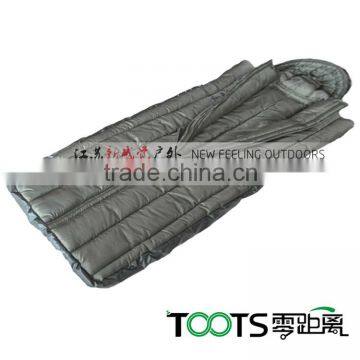 Good Quality Cotton Military Sleeping Bag with Hood , Army Sleeping bag (180+35) x 85 x 65 cm 2.5 kg 0 degree