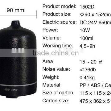 100ml Ceramic Ultrasonic Aroma Diffuser Essential Oil Diffuser Aromatherapy Air Purifiers Wholesale photo-3