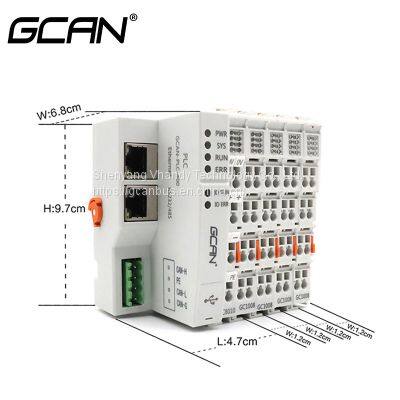 GCAN-PLC Controller Adopts High-speed CPU to Realize Remote Control and Real-time Data Monitoring PLC Controller