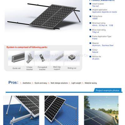MK Solar Farm Ground Mounting System Racking/Ground Mount Solar/Ground PV Structure/Pole Mount for Solar Panels Factory Direct Sell photo-3