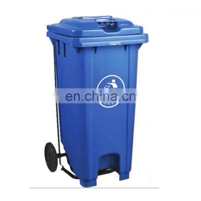 120 Liter Outdoor Dustbin Recycle Garbage Bin Customized Rectangular Large Trash Can Waste Bins Plastic