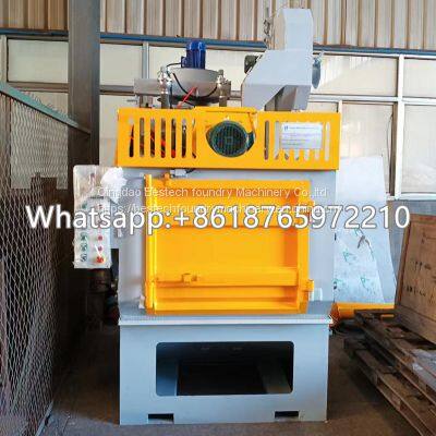 tumble rubber belt shot blasting machine for foundry plant crawler shot blaster