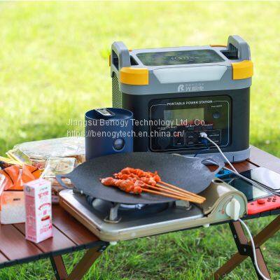 Mobile Phone Wireless Charging Outdoor Portable Power Station With AC Outlet photo-2