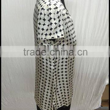 2015 New Designs Silk Printed Choli Ladies Blouse photo-3