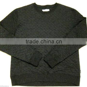 Charcoal Color Quilted Sweatshirt/winter Designer Sweatshirt/classic Color Sweatshirt/top Quality Sweatshirt