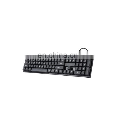 Cheap Wholesale Plug Play wired OEM Logo laptop computer usb Home  Business Comfortable desktop interface Best desktop keyboard