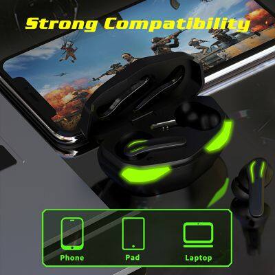 New Product Ideas 2023 JS17 Truly Wireless Earbuds Waterproof Low Latency Gaming Headphones Glowing Earphones D17 TWS
