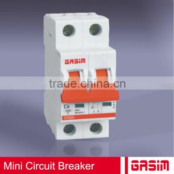 16a 2p electric mini circuit breaker mcb